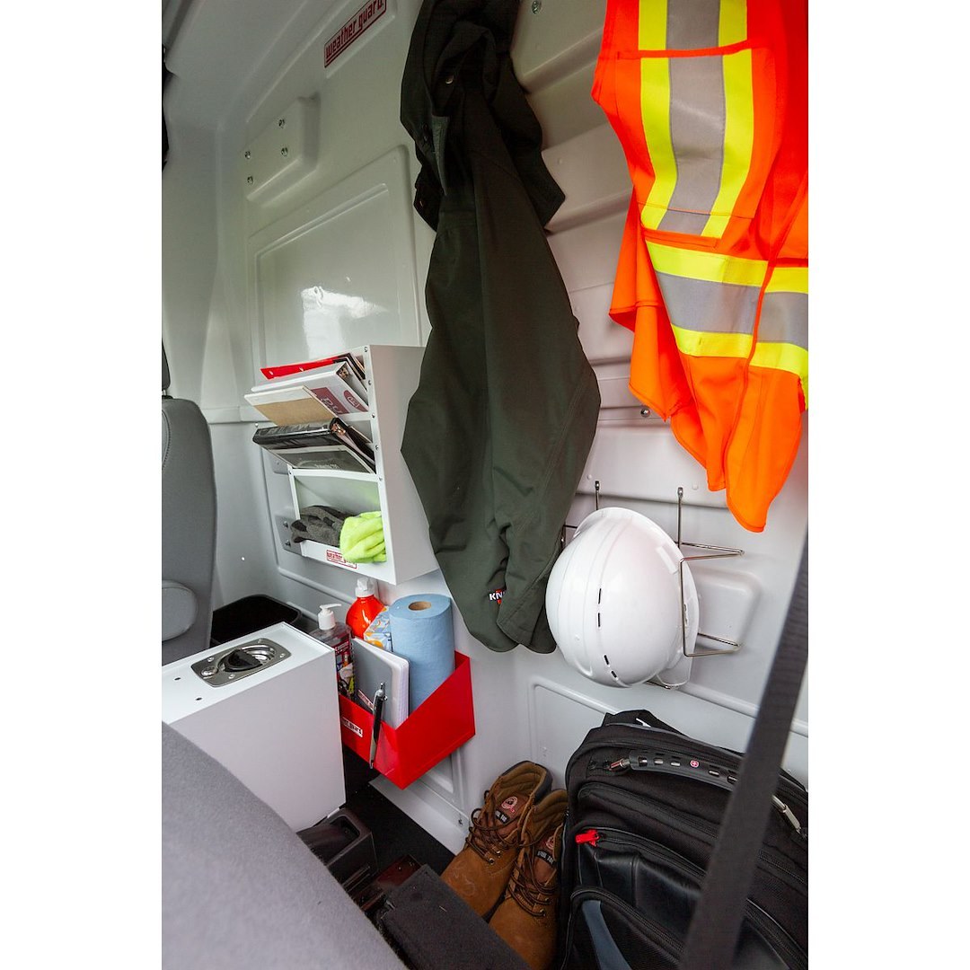 Weather Guard Bulkhead Divider, Cabmax, Full Bulkhead, Without Door, Without Window, White, Composite – 96310-3-01
