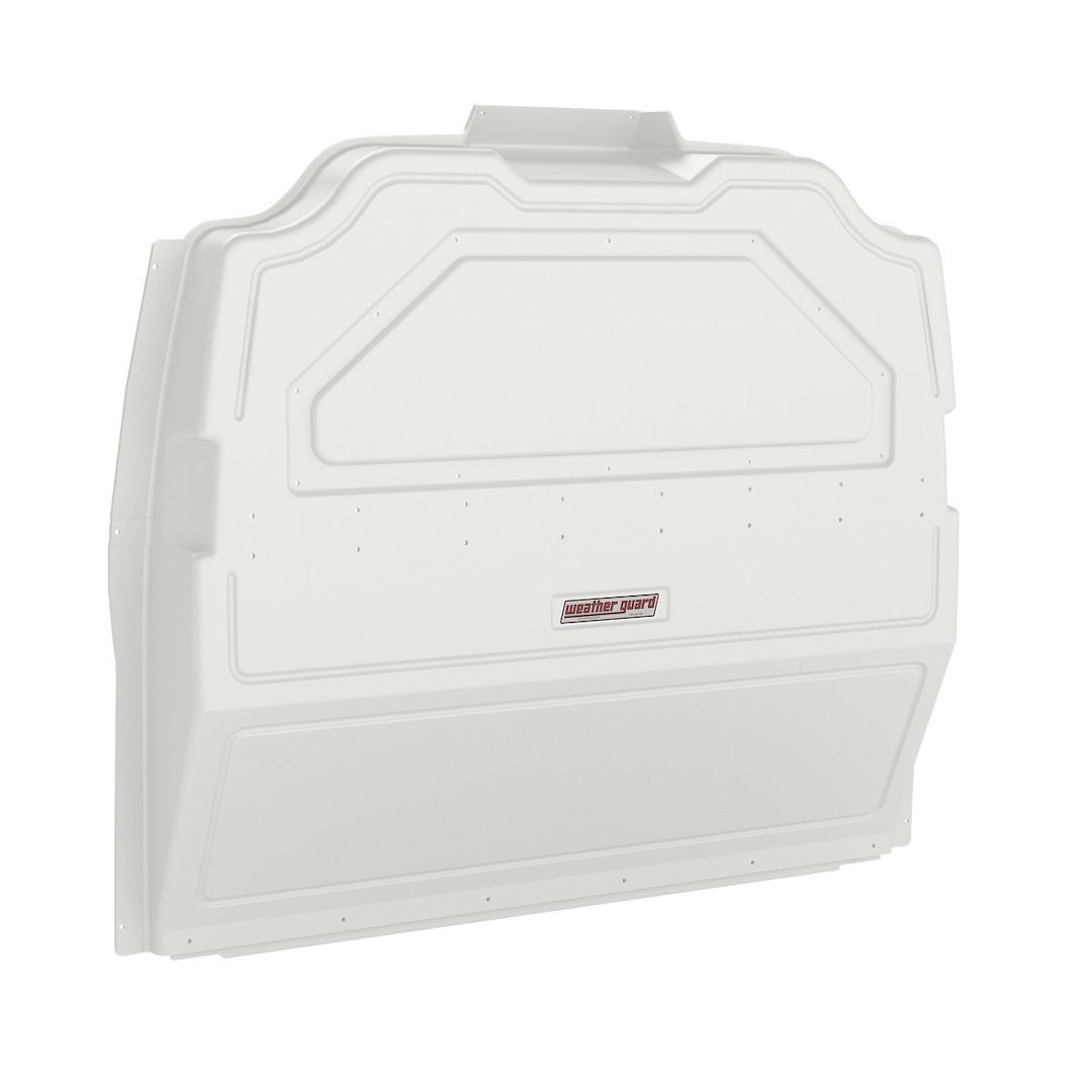 Weather Guard Bulkhead Divider, Cabmax, Full Bulkhead, Without Door, White, Composite – 96502-3-01