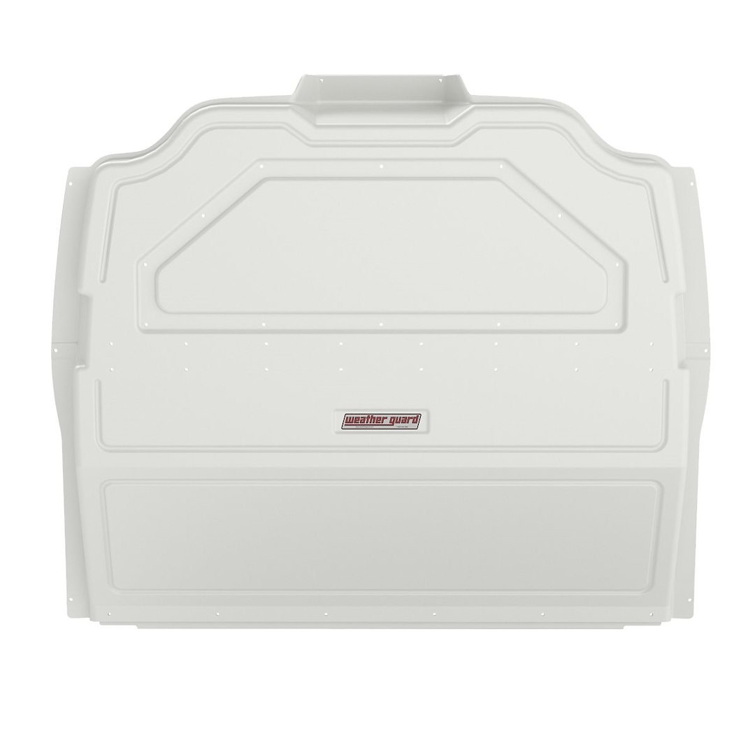 Weather Guard Bulkhead Divider, Cabmax, Full Bulkhead, Without Door, White, Composite – 96502-3-01