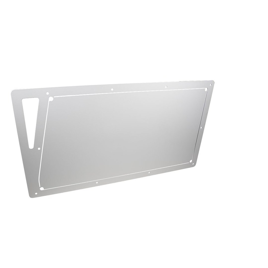Weather Guard Bulkhead Divider Window Block Off, For Full Size Van Bulkhead, White, Powder Coated, Composite, Single – 96906-3-01