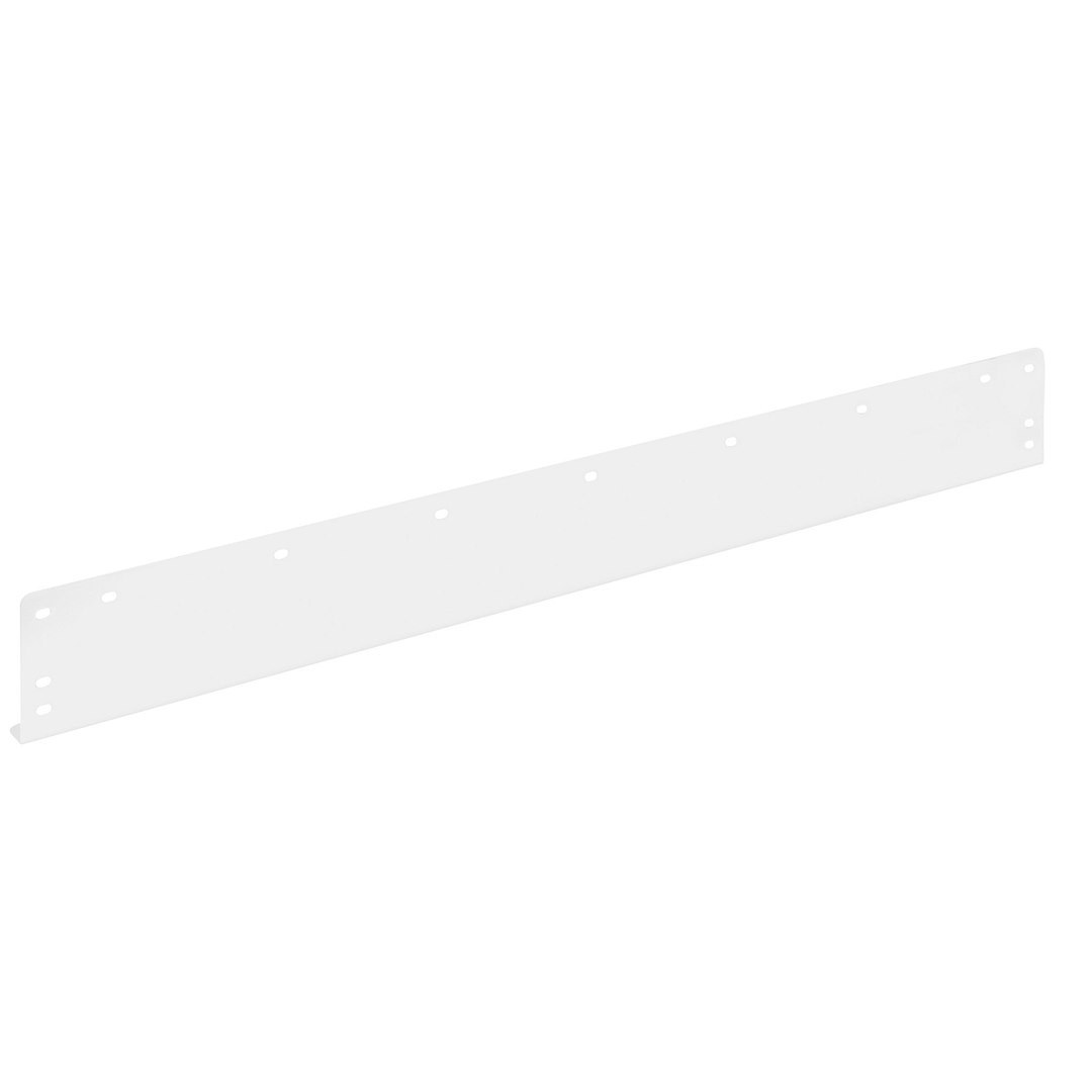 Weather Guard Van Storage System Shelf Retainer Lip, 42 Inch Width, Mount at Floor Level, White – 9704-3-02