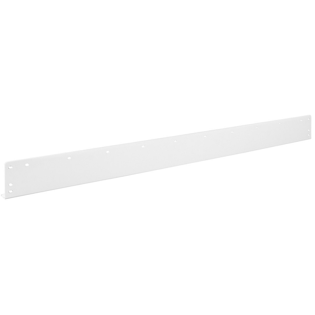 Weather Guard Van Storage System Shelf Retainer Lip, 52 Inch Width, Mount at Floor Level, White – 9705-3-02