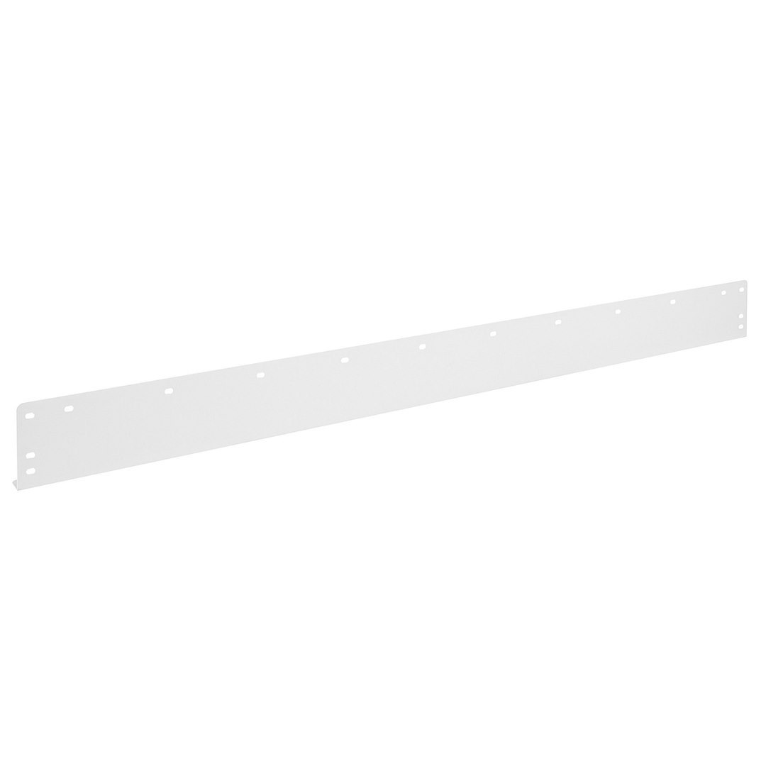 Weather Guard Van Storage System Shelf Retainer Lip, 60 Inch Width, Mount at Floor Level, White – 9706-3-02