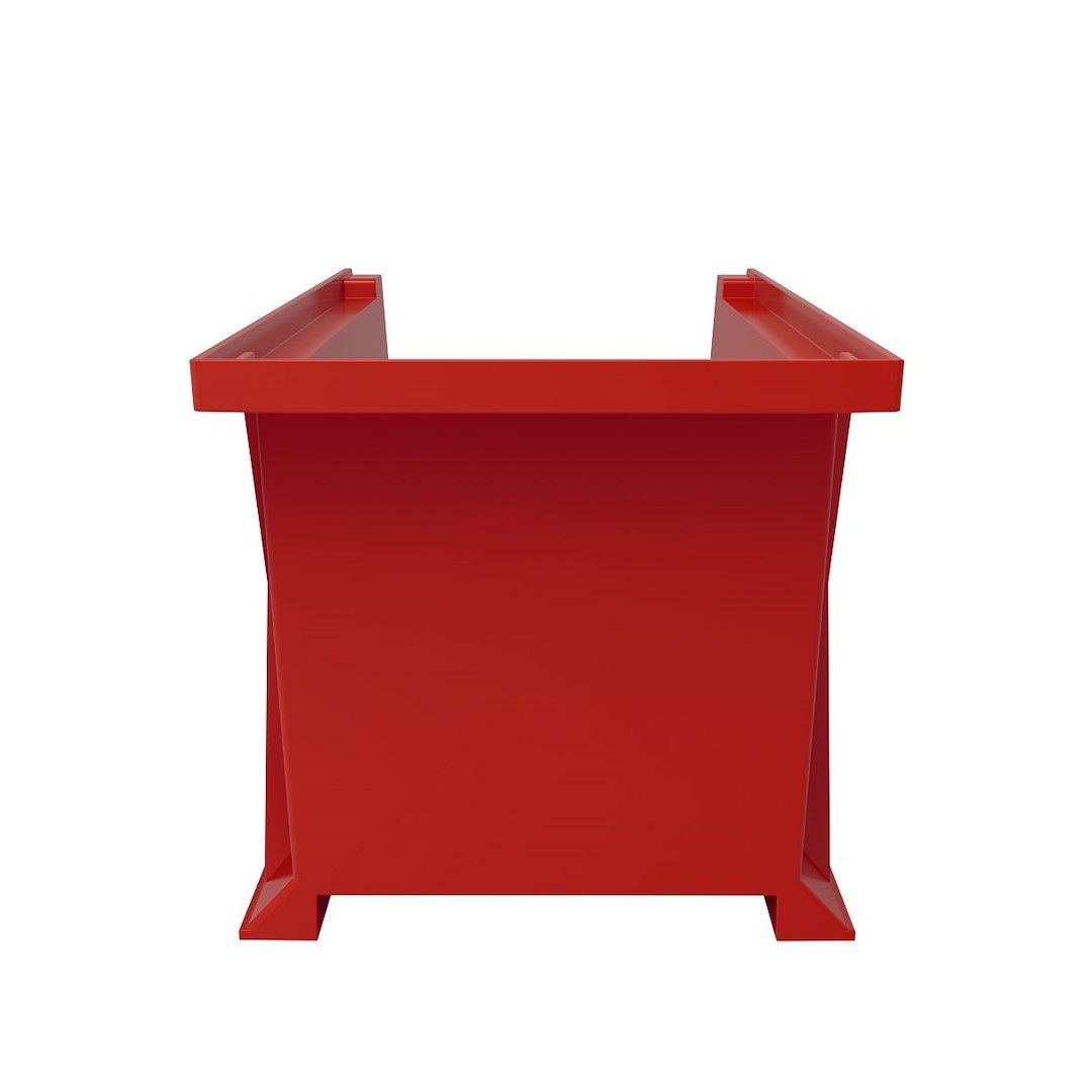 Weather Guard Van Storage System Shelf Bin Box, 6-1/2 Inch Height X 6 Inch Width X 15.45 Inch Depth, Without Compartment, Red, Plastic – 9854-7-02