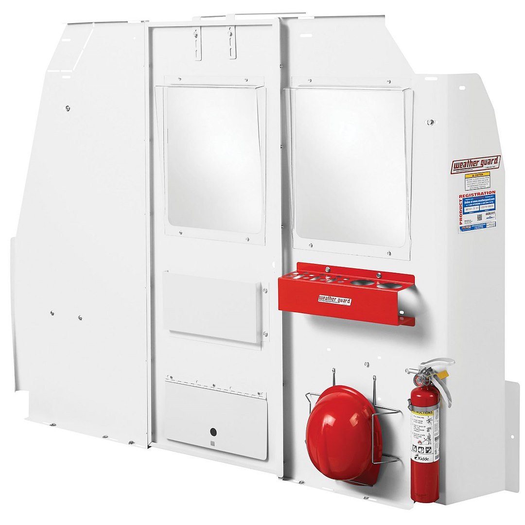 Weather Guard Tool Organizer, Red Zone, Bolts to Bulkhead or Shelf End Panel, Holds 2 Aerosol Cans and 12 Miscellaneous Tools – 9879-7-01