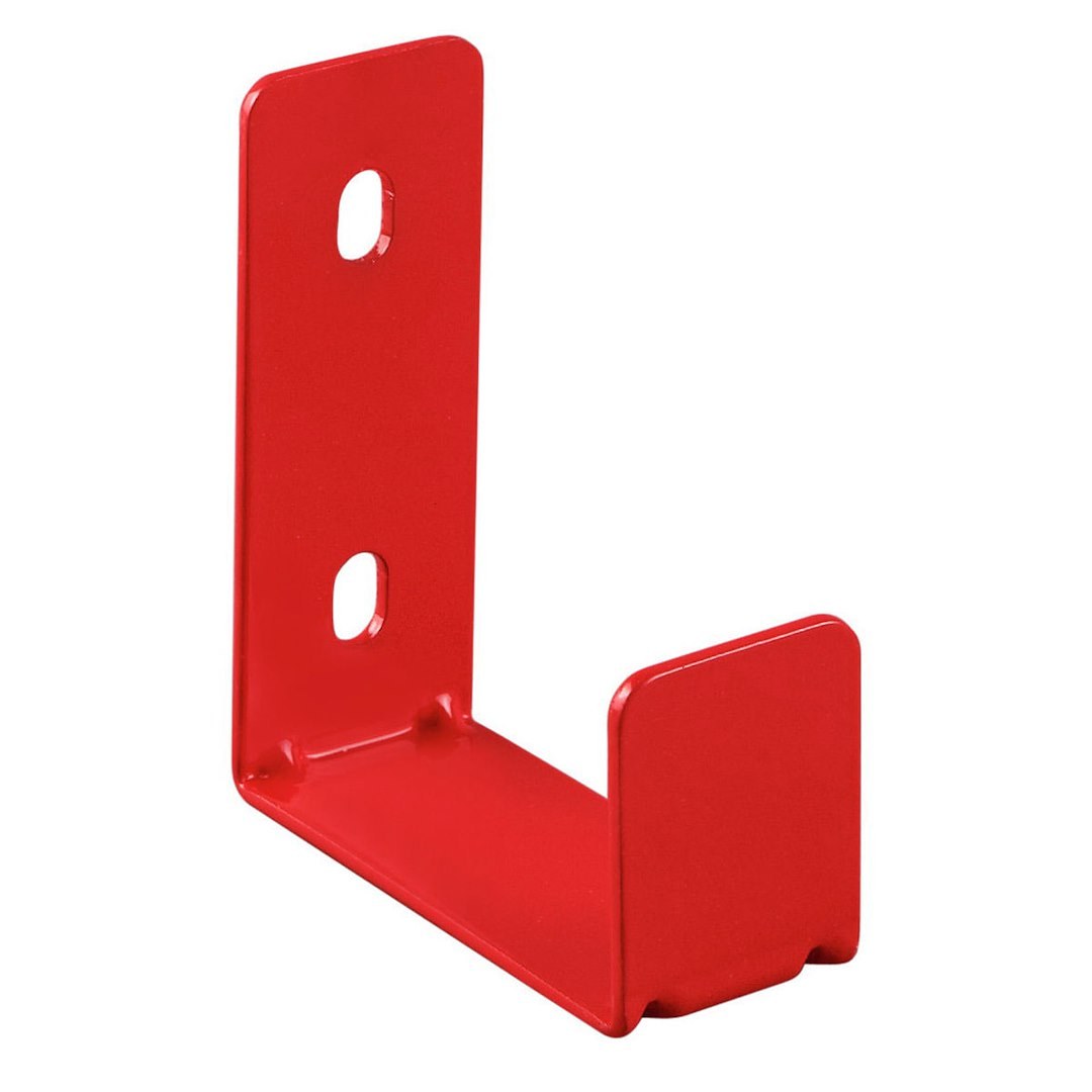 Weather Guard Ladder Hanger, Red Zone, Bolts to Bulkhead or Shelving Unit, Single – 9887-7-01