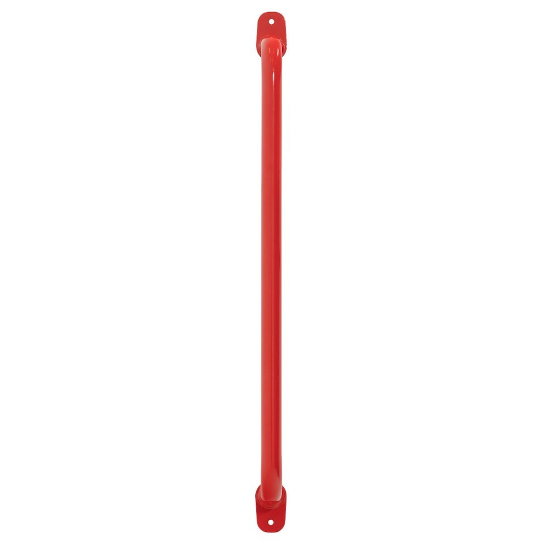 Weather Guard Interior Grab Bar, Powder Coated, Red, Steel, 26.2 Inch, Rear Door D-Pillar/ Shelf End Panel, Single, With Mounting Hardware – 9895-7-01