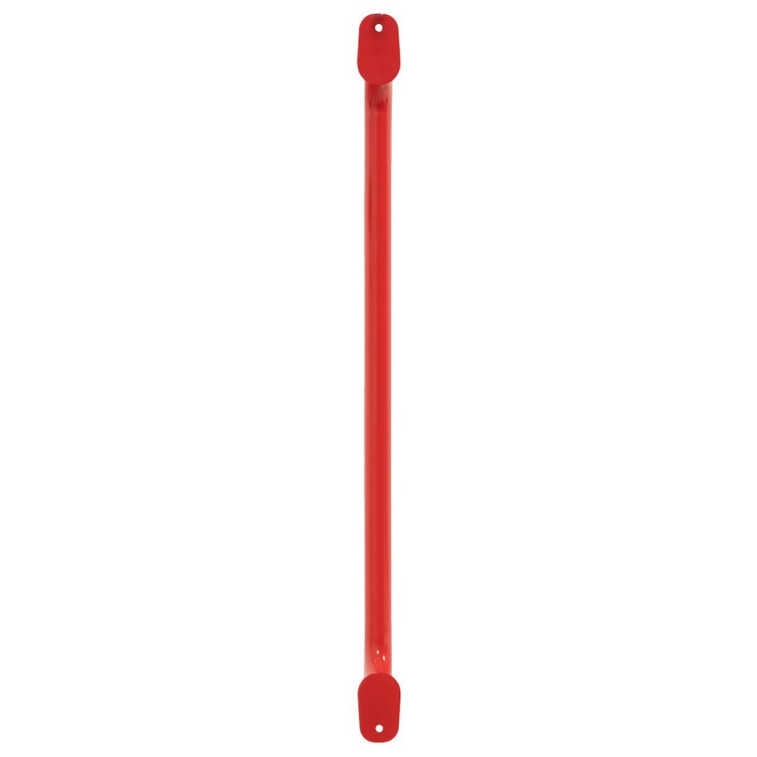 Weather Guard Interior Grab Bar, Powder Coated, Red, Steel, 26.2 Inch, Rear Door D-Pillar/ Shelf End Panel, Single, With Mounting Hardware – 9895-7-01