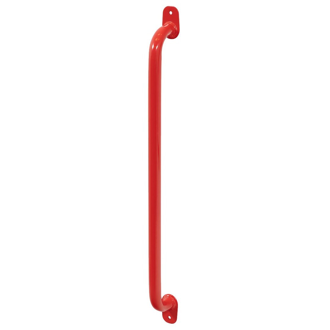 Weather Guard Interior Grab Bar, Powder Coated, Red, Steel, 26.2 Inch, Rear Door D-Pillar/ Shelf End Panel, Single, With Mounting Hardware – 9895-7-01