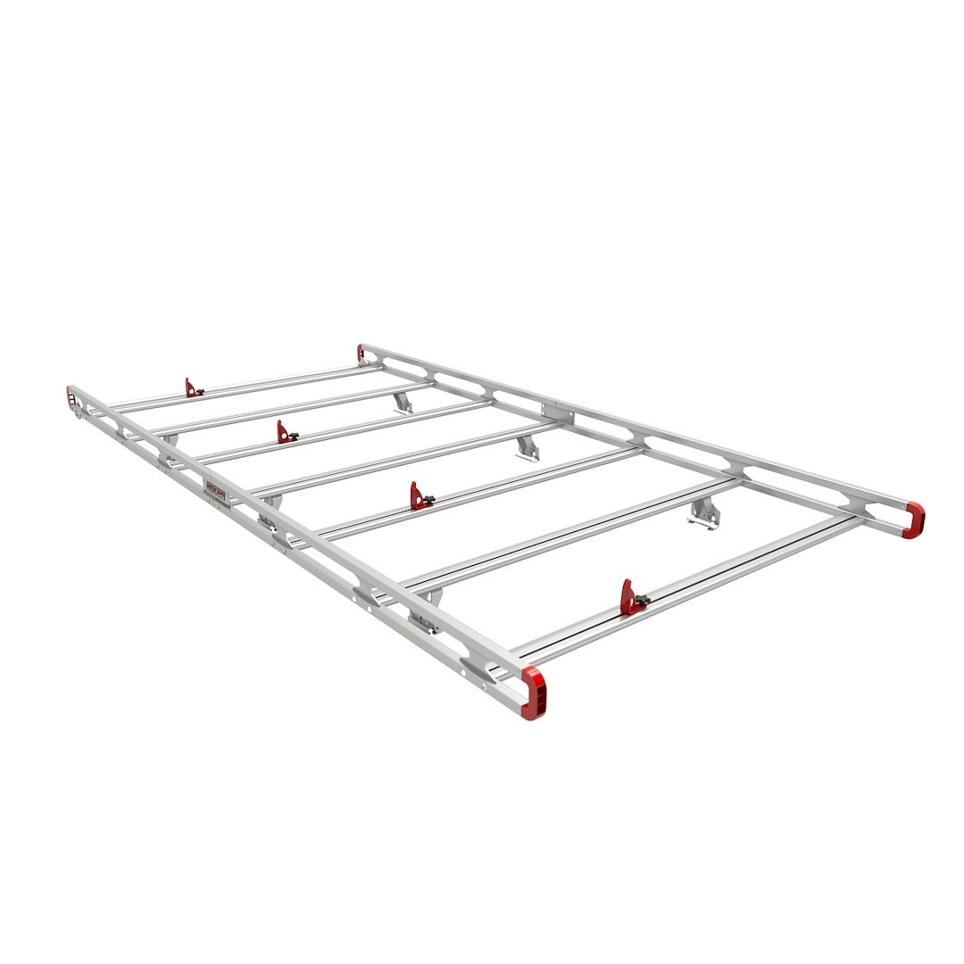 Weather Guard Roof Rack, Universal, Gutter Mount, Multi-Fit, 12 Inch Height, Adjustable, Powder Coated, White, Steel, Single – ASRL001
