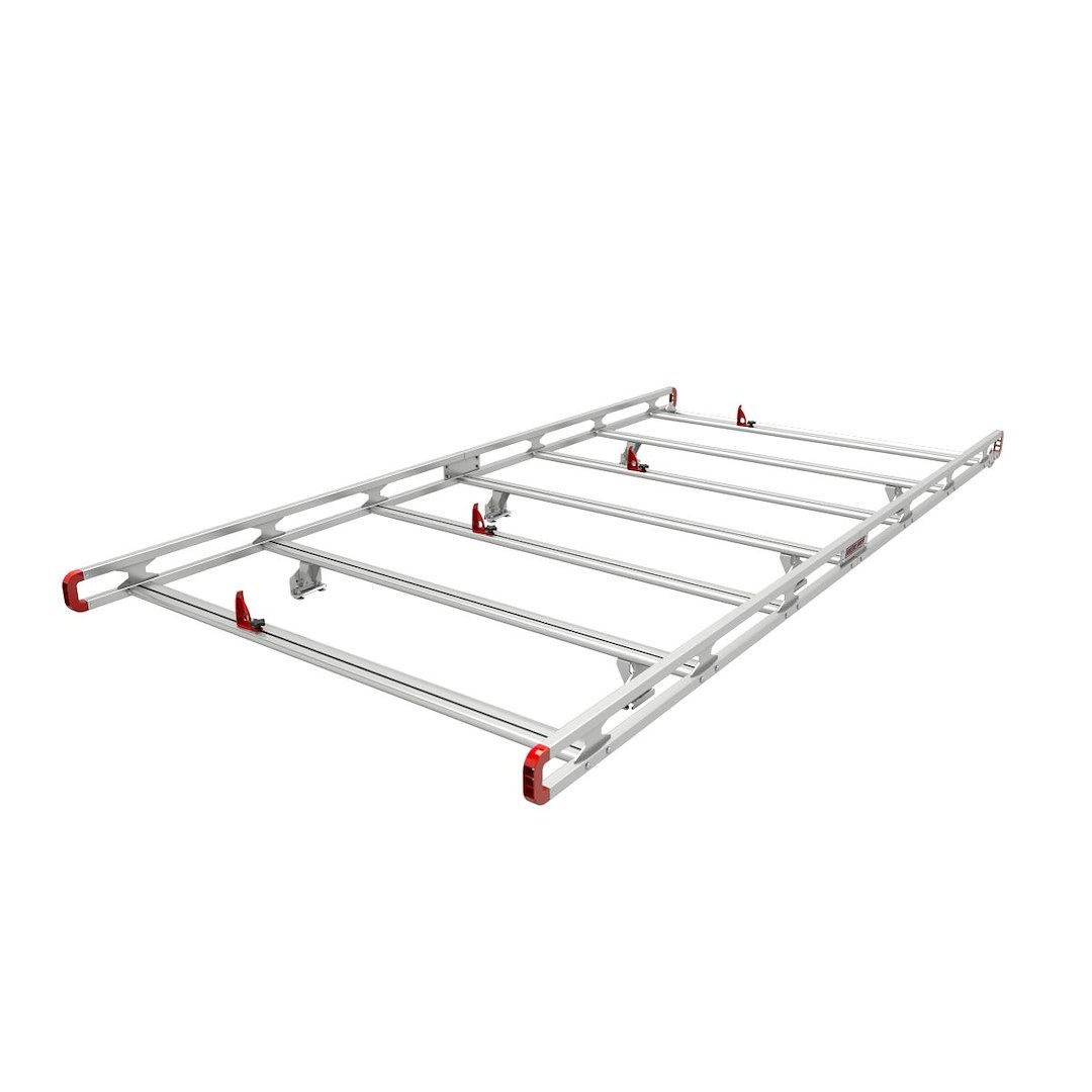 Weather Guard Roof Rack, Universal, Gutter Mount, Multi-Fit, 12 Inch Height, Adjustable, Powder Coated, White, Steel, Single – ASRL001