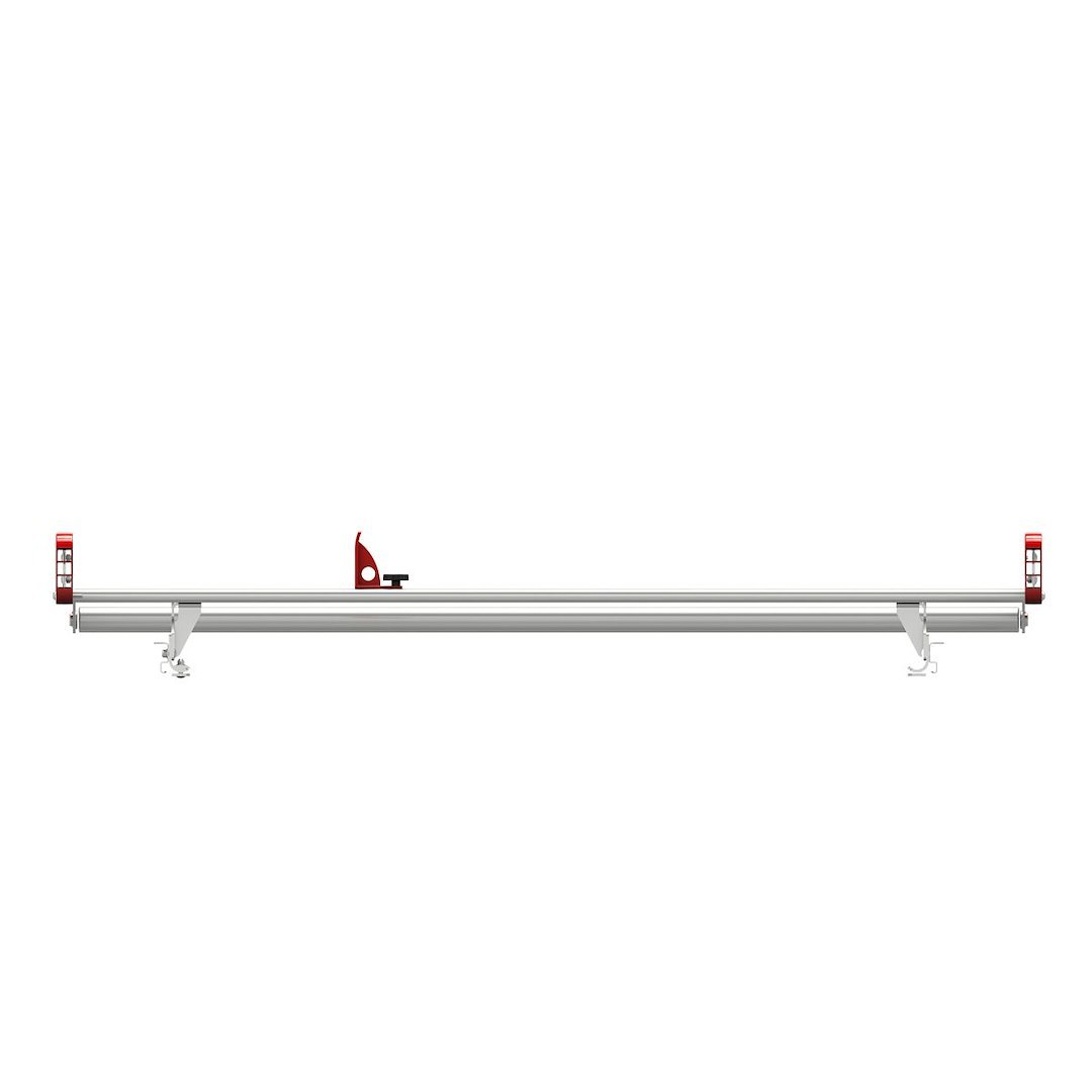 Weather Guard Roof Rack, Universal, Gutter Mount, Multi-Fit, 12 Inch Height, Adjustable, Powder Coated, White, Steel, Single – ASRL001