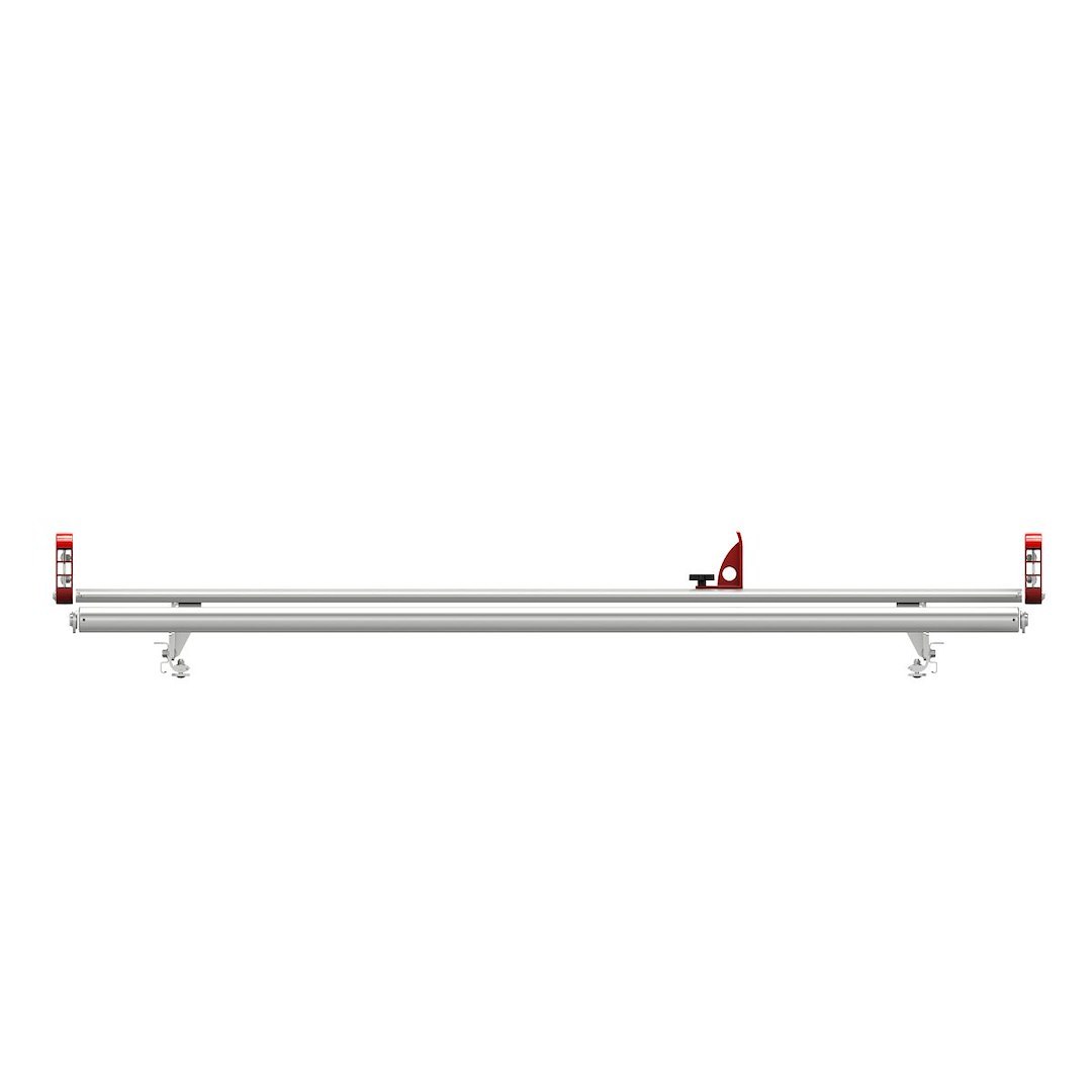 Weather Guard Roof Rack, Universal, Gutter Mount, Multi-Fit, 12 Inch Height, Adjustable, Powder Coated, White, Steel, Single – ASRL001