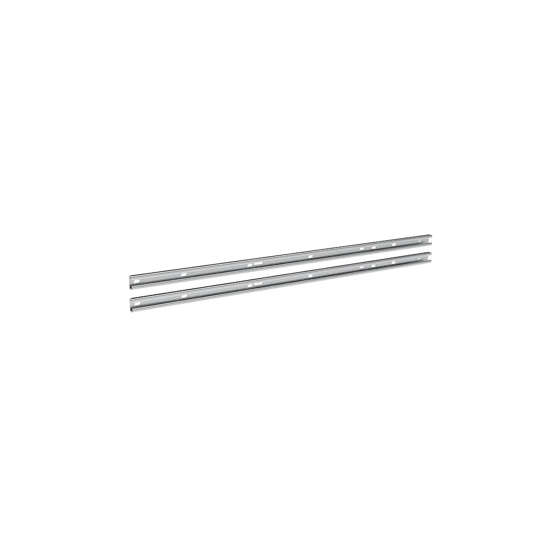 Weather Guard Van Storage System Shelf Support, For Mounting Weatherguard Folding Shelf, Rail Only, 1-5/8 Inch Height, Set of 2, White – DRFT30RP