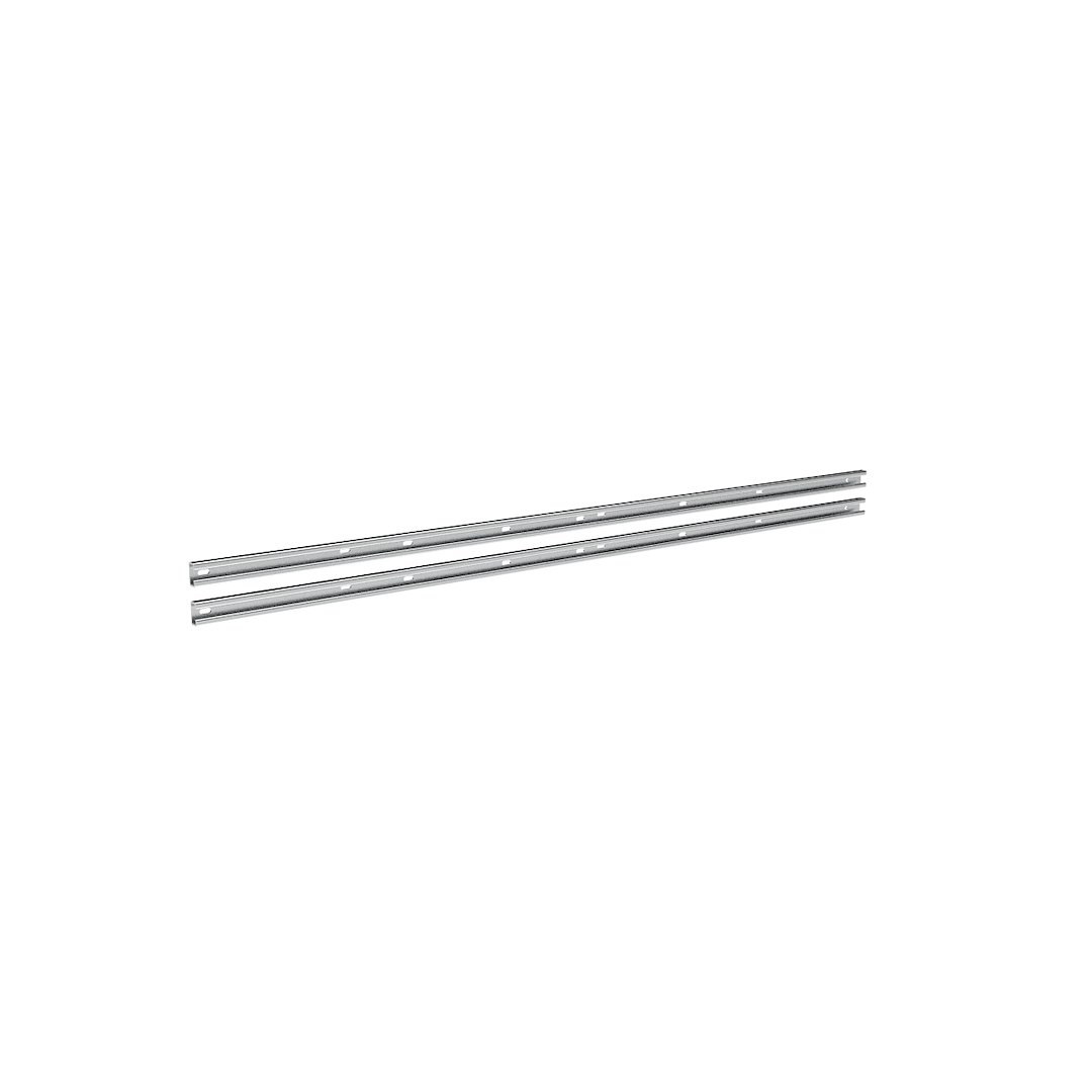 Weather Guard Van Storage System Shelf Support, For Mounting Weatherguard Folding Shelf, Rail Only, 1-5/8 Inch Height, Set of 2, White – DRFT48RP