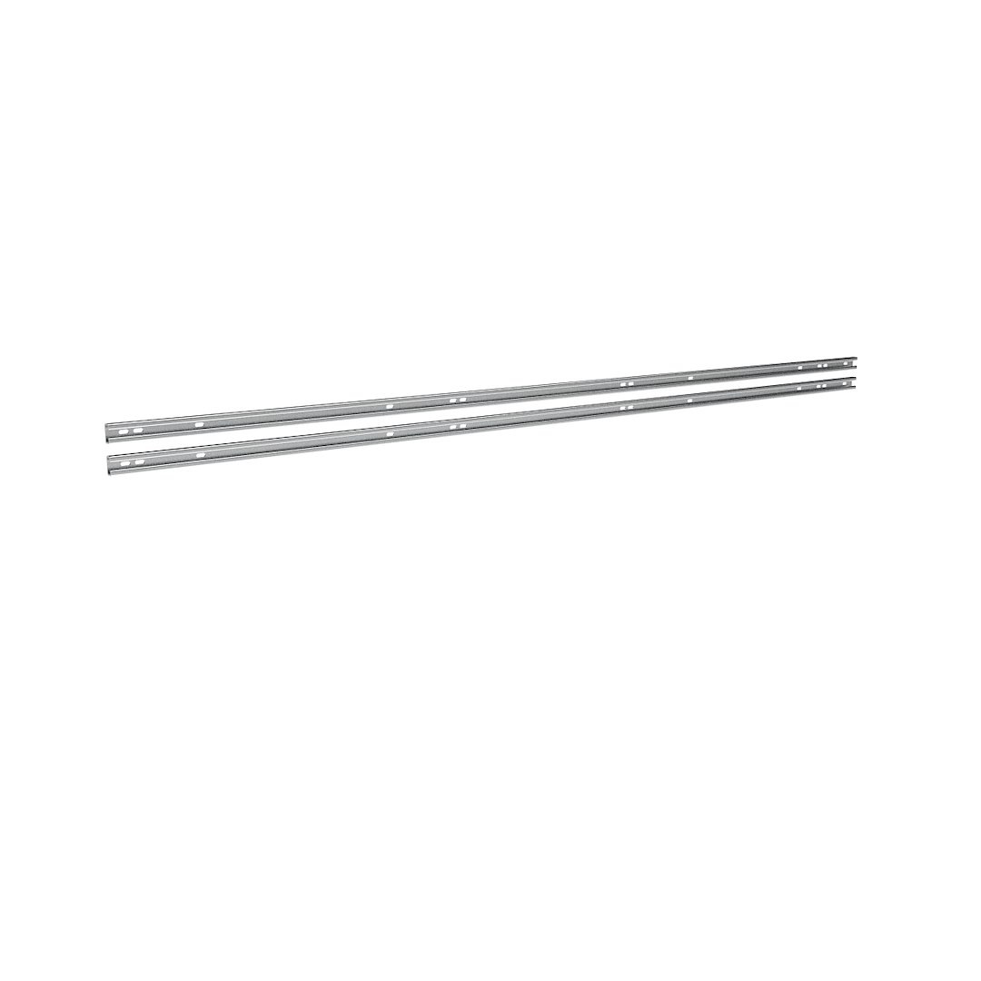 Weather Guard Van Storage System Shelf Support, For Mounting Weatherguard Folding Shelf, Rail Only, 1-5/8 Inch Height, Set of 2, White – DRMS70RP