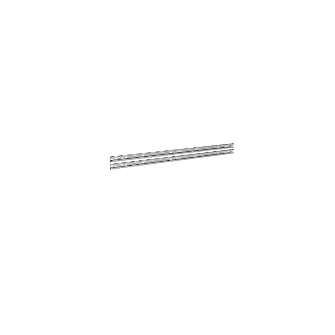 Weather Guard Van Storage System Shelf Support, For Mounting Weatherguard Folding Shelf, Rail Only, 1-5/8 Inch Height, Set of 2, White – DRMSAF