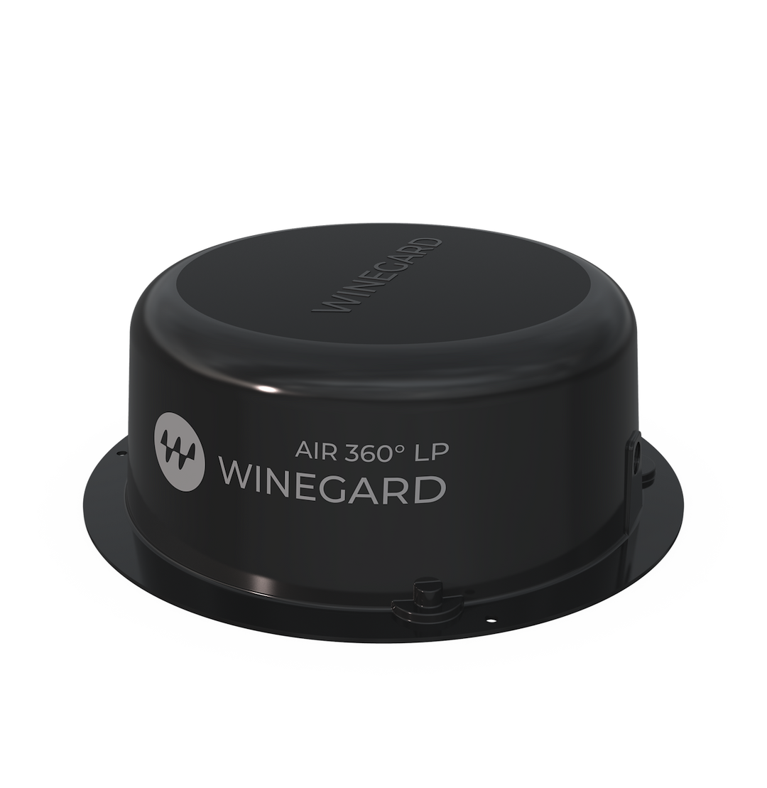 Winegard Broadcast TV Antenna, Air 360, Permanent Roof Mount, Omni-Directional, Receives VHF/ UHF Television Signals and FM Radio Signals – A3-LPB1