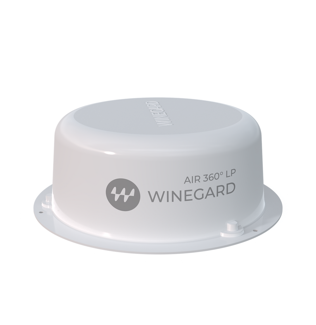 Winegard Broadcast TV Antenna, Air 360, Permanent Roof Mount, Omni-Directional, Receives VHF/ UHF Television Signals and FM Radio Signals – A3-LPW1