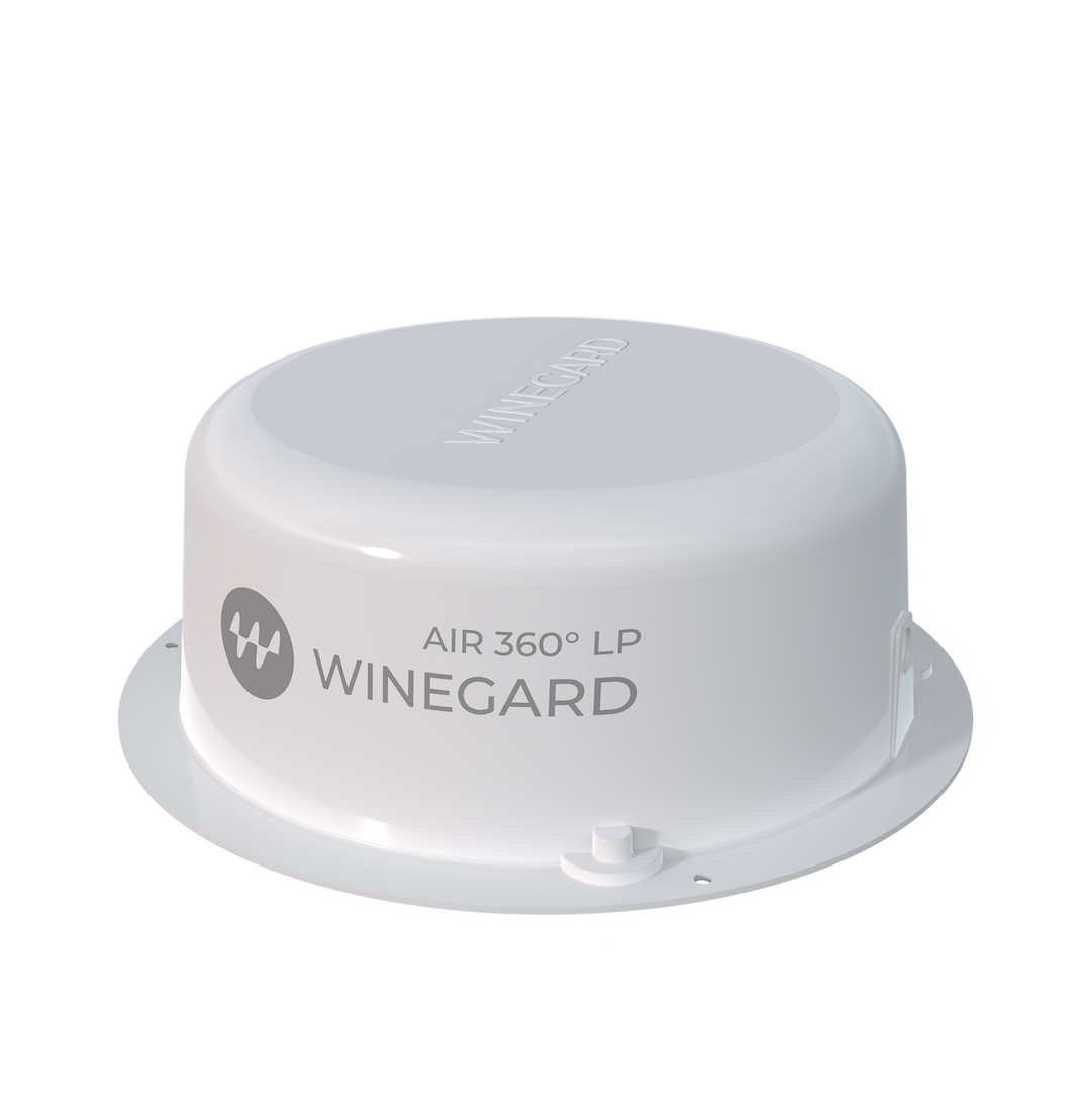 Winegard Broadcast TV Antenna, Air 360, Permanent Roof Mount, Omni-Directional, Receives VHF/ UHF Television Signals and FM Radio Signals – A3-LPW1