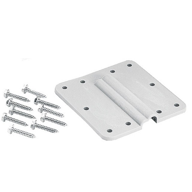Winegard TV Cable Entry Plate, Dual Cable, Entry Plate Only Without Connector, For Roof Mount, Weather Proof, Silver, Plastic – CE-2000