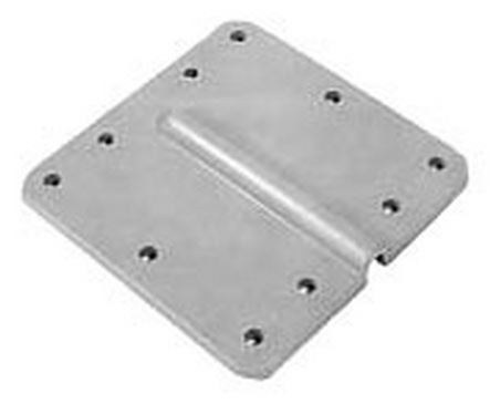 Winegard TV Cable Entry Plate, Quad Cable, Entry Plate Only Without Connector, For Roof Mount, Weather Proof, Silver, Plastic – CE-4000