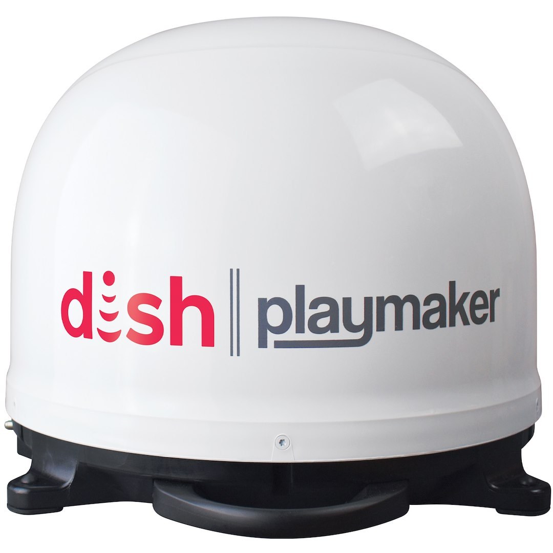 Winegard Satellite TV Antenna, Playmaker ™, Optimized for Dish Service, Portable, Stationary Viewing, HD Compatible, Powered by Receiver – PL-7000