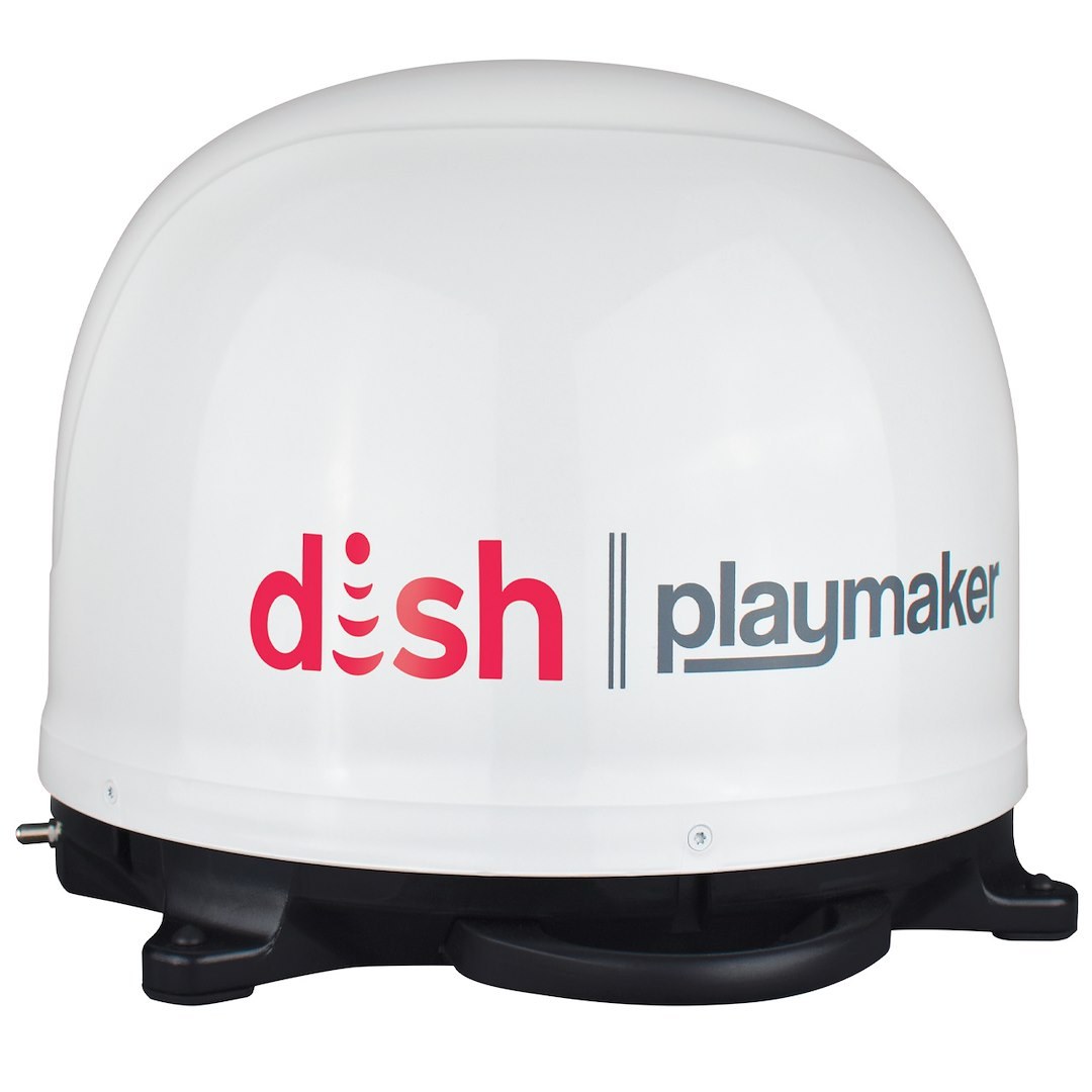 Winegard Satellite TV Antenna, Playmaker ™, Optimized for Dish Service, Portable, Stationary Viewing, HD Compatible, Powered by Receiver – PL-7000