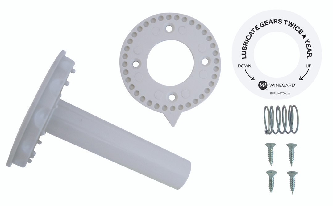 Winegard Broadcast TV Antenna Directional Handle, Sensar ®, Replacement for Sensar ® Antennas, White – RP-6300
