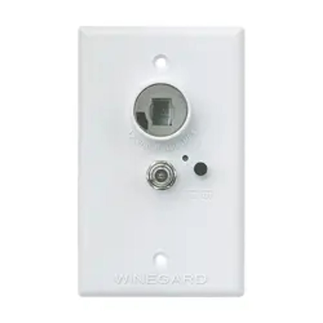 Winegard Wall Plate Power Supply, 12 Volts DC Power Supply with Polyfuse, Non-Amplified – RV-7042