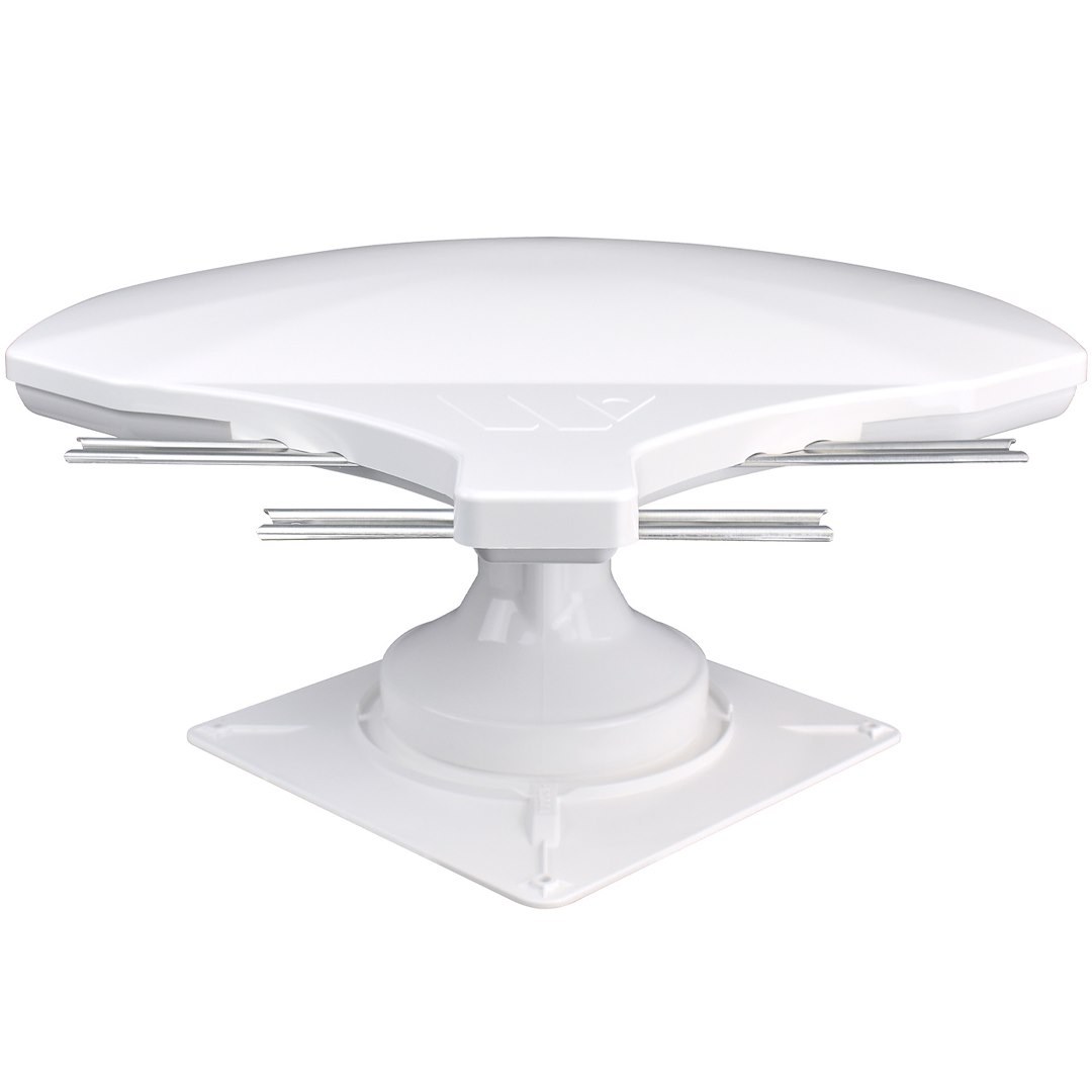 Winegard Broadcast TV Antenna, Rayzar Z1, Permanent Roof Mount, Multi-Directional, Receives VHF/ UHF HD Signals – RZ-6000