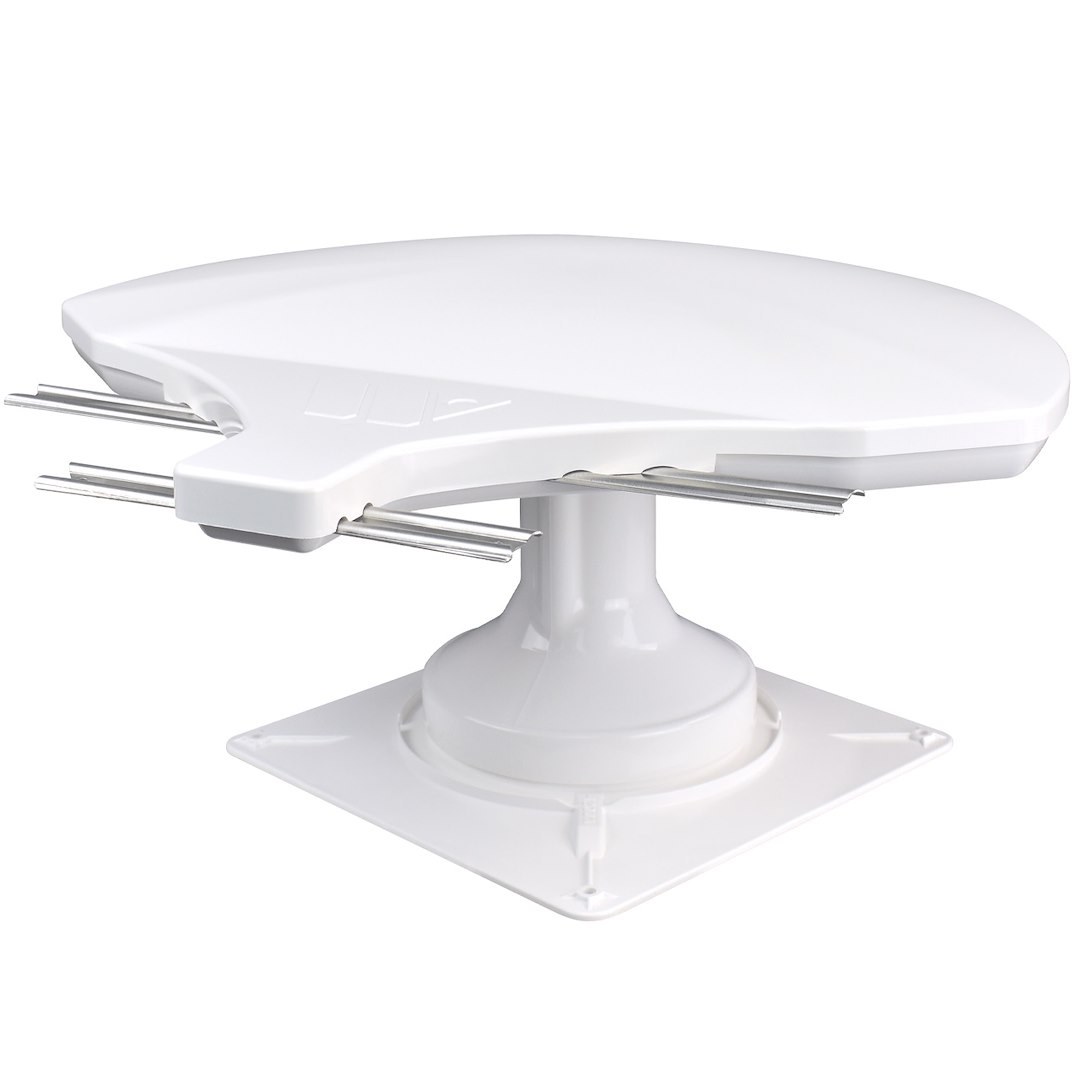 Winegard Broadcast TV Antenna, Rayzar Z1, Permanent Roof Mount, Multi-Directional, Receives VHF/ UHF HD Signals – RZ-6000