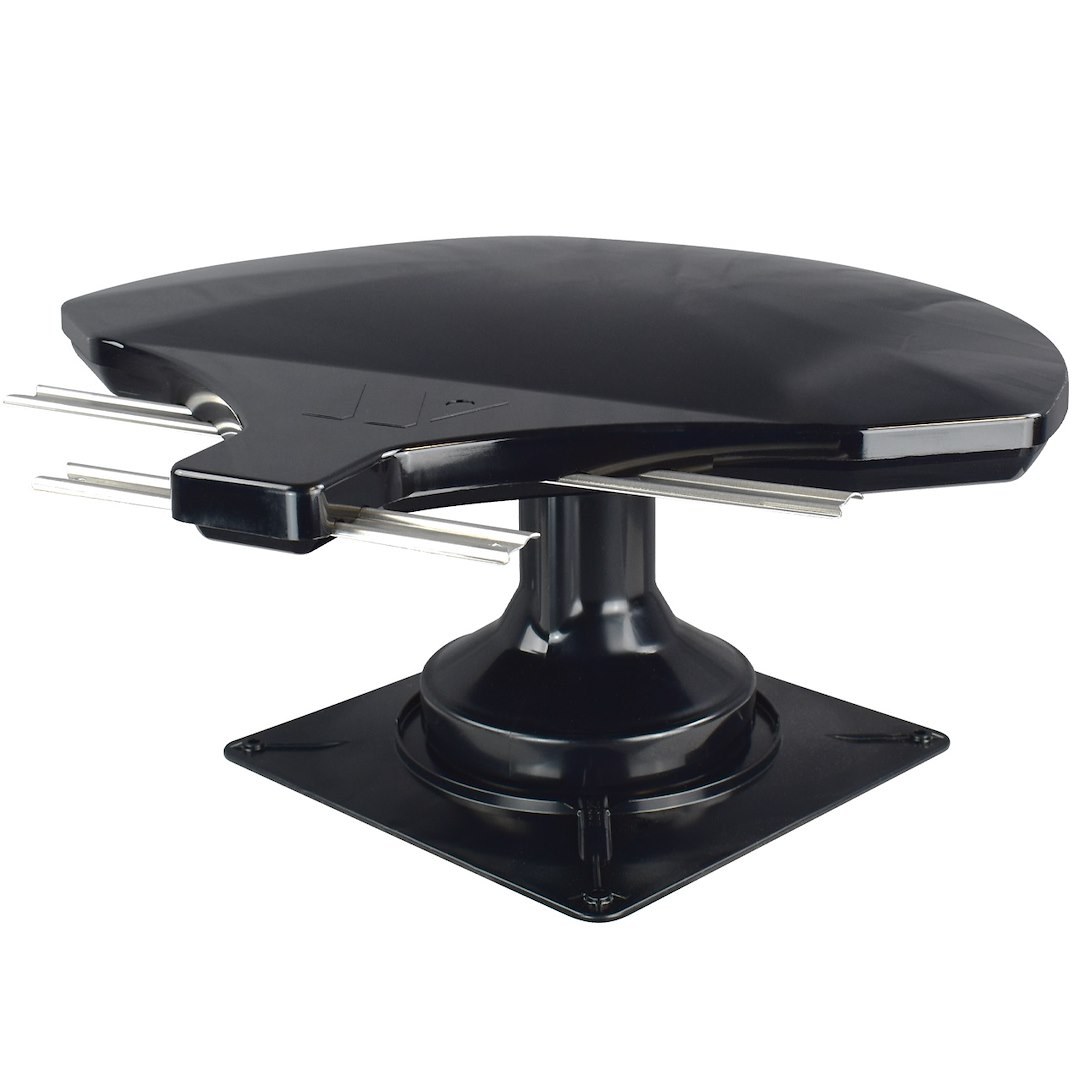Winegard Broadcast TV Antenna, Rayzar Z1, Permanent Roof Mount, Multi-Directional, Receives VHF/ UHF HD Signals – RZ-6035