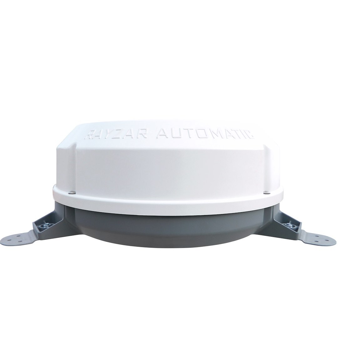 Winegard Broadcast TV Antenna, Rayzar ®, Permanent Roof Mount, Automatic Channel Locator, Multi-Directional, Receives VHF/ UHF HD Signals – RZ-8500