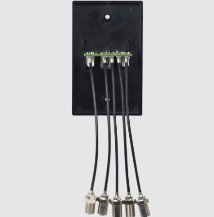 Winegard Wall Plate Power Supply, 12 Volt, Non-Amplified, With Internal Splitter/ Receptacle, Black, Plastic, Single – WP2-100