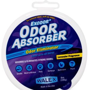 Walex Odor Absorber, Exodor, Free Standing Tub, Gel Infused with Charcoal Layer, Lavender, Lasts Upto 60 Days, Biodegradable – ABSORBRET