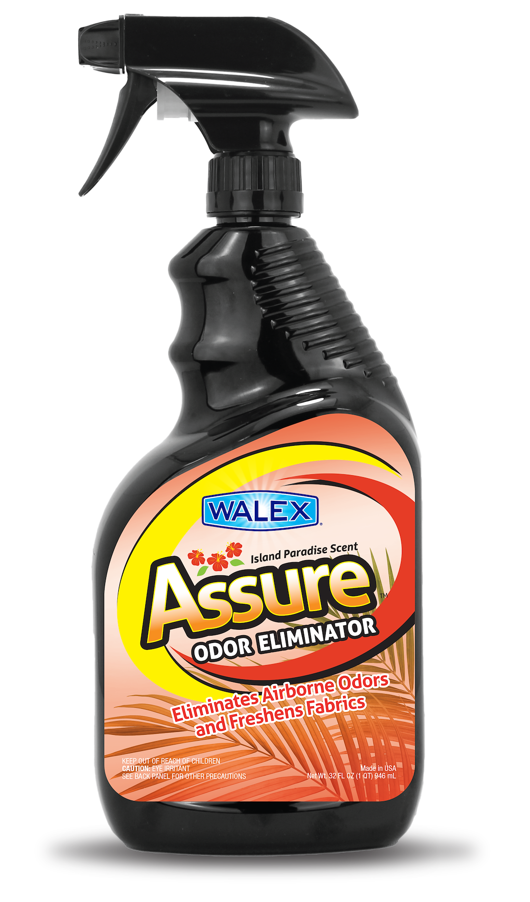 Walex Air Freshener, Assure ™, Spray Bottle, 32 Ounce, Island Paradise Scent, Free Standing, Single – ASSURE32IP