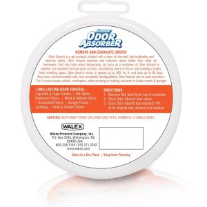 Walex Odor Absorber, Exodor, Free Standing Tub, Gel Infused with Charcoal Layer, Orange Twist, Lasts Upto 60 Days, Biodegradable – ABSORBRETOT