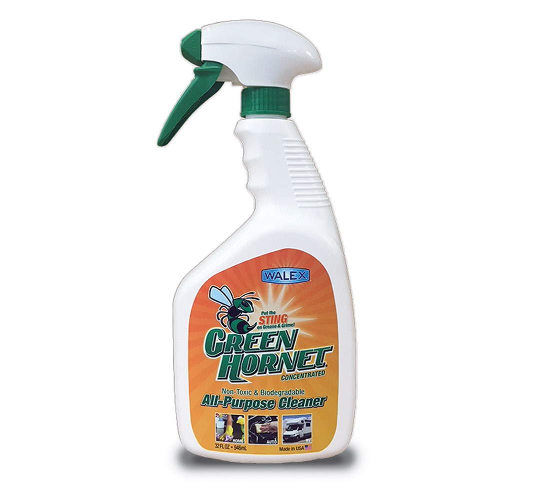 Walex Multi Purpose Cleaner, Green Hornet ®, Used for Black Streak/ Awnings/ Rubber Roof, 32 Ounce Bottle, Single – GH32OZ