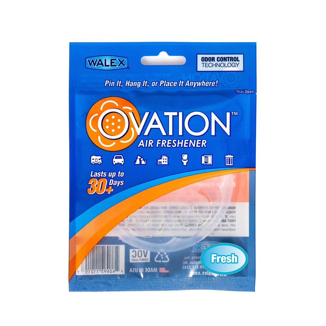 Walex Air Freshener, Ovation ™, White Disc, Fresh, Hangable, Single – OVAFFRE1