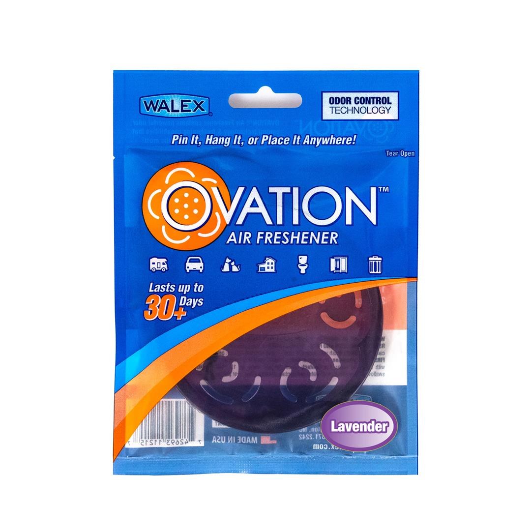 Walex Air Freshener, Ovation ™, Purple Disc, Lavender, Hangable, Single – OVAFLAV1