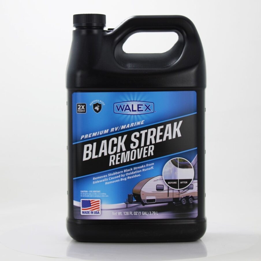 Walex Black Streak Remover, Use to Remove Black Streaks/ Bugs from Sidewalls, 1 Gallon Jug, Single – WALBS1G