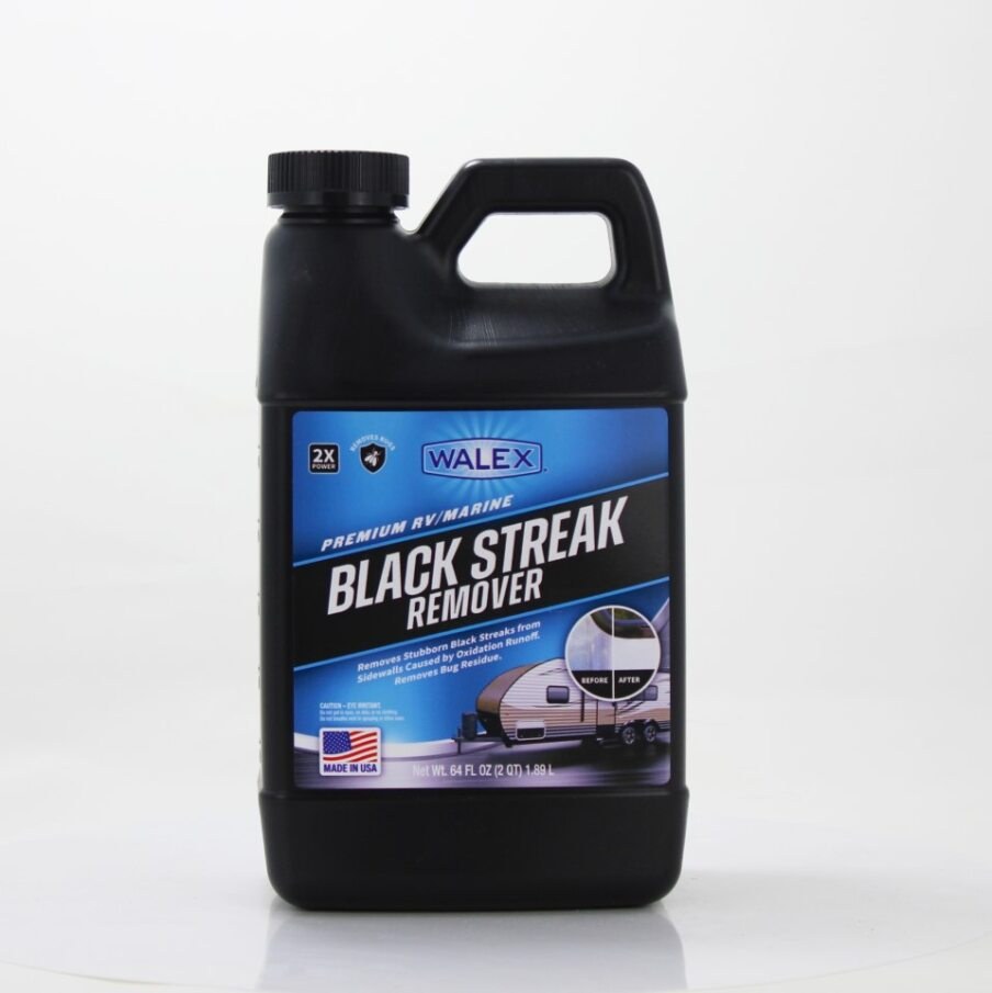 Walex Black Streak Remover, Use to Remove Black Streaks/ Bugs from Sidewalls, 64 Ounce Jug, Single – WALBS64