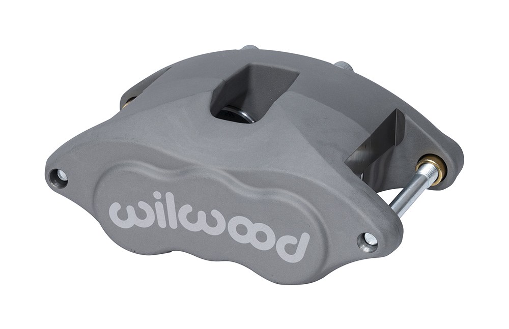 Wilwood Brake Caliper, D52, Floating Mount, Dual 2 Inch Piston Caliper, Without Brake Pads, Type III Hard Anodized, Gray, Aluminum – 120-10937