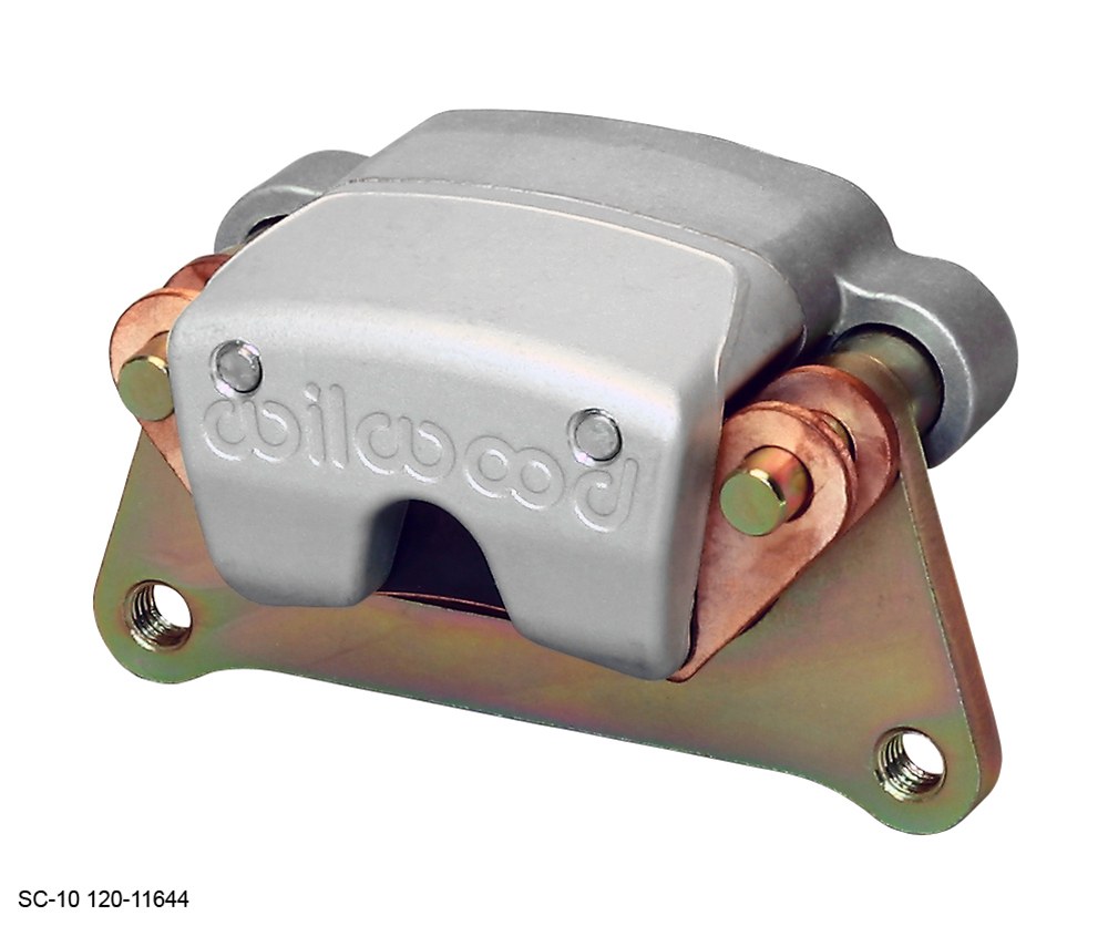 Wilwood Brake Caliper, SC10, Floating Mount, Two 1.06 Inch Piston Caliper, Use with 9.0 Inch X 0.25 Inch Rotor, Aluminum – 120-11644