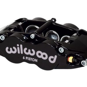 Wilwood Brake Caliper, Narrow Superlite, Right Side Radial Mount, Six Piston Caliper/ Two 1.62 Inch and Four 1.12 Inch – 120-11778-BK