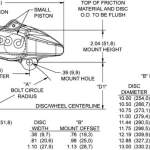 Wilwood Brake Caliper, Dynapro, Left Side Lug Mount, Four 5.06 Inch Stainless Piston Caliper, Without Brake Pads – 120-13429