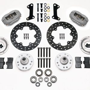 Wilwood Brake Kit, Forged Dynalite, Drag Race Use Only/ -0.12 Offset, With BP-10 Metallic Brake Pads, 4 Piston – 140-1017-BD