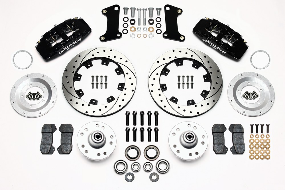 Wilwood Brake Conversion Kit, Dynapro 6 Big Brake, Performance Upgrade, + 0.18 Offset to Track Width – 140-10510-D