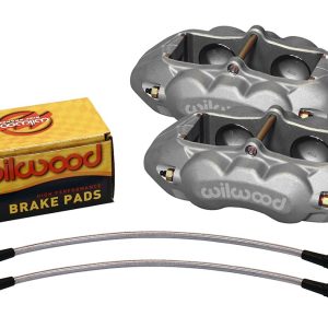 Wilwood Brake Caliper, D8-4, Lug Mount, Four Piston, With D8 BP-10 Metallic Brake Pads, Use with 11.75 Inch X 1.25 Inch Rotors – 140-10789